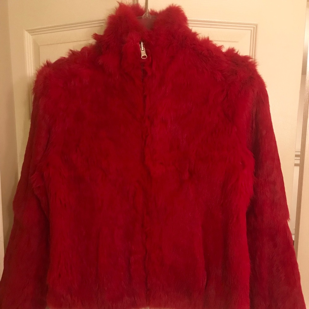 Red Fur Coat